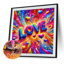 Load image into Gallery viewer, Diamond Painting - Full Round - Colorful Love (40*40CM)
