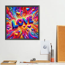 Load image into Gallery viewer, Diamond Painting - Full Round - Colorful Love (40*40CM)
