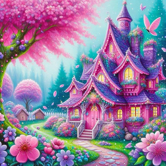 Diamond Painting - Full Round - Elf House (40*40CM)