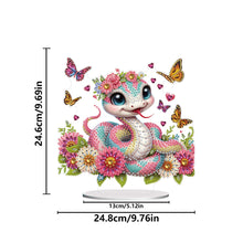 Load image into Gallery viewer, Special Shape Flower Snake Diamond Painting Desktop Decors for Home Office Decor
