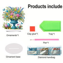 Load image into Gallery viewer, Special Shape Flower Snake Diamond Painting Desktop Decors for Home Office Decor
