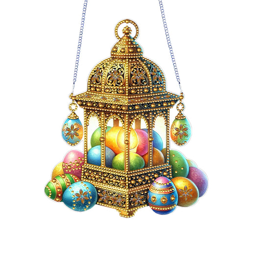 Easter Egg Light 5D DIY Diamond Painting Dots Pendant Diamond Painting Ornaments