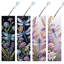 Load image into Gallery viewer, 4Pcs Special Shape Book Dinosaur Diamond Painting Bookmark for Adults Beginners
