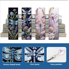 Load image into Gallery viewer, 4Pcs Special Shape Book Dinosaur Diamond Painting Bookmark for Adults Beginners
