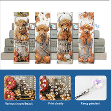 Load image into Gallery viewer, 4Pcs Special Shape Book Dinosaur Diamond Painting Bookmark for Adults Beginners
