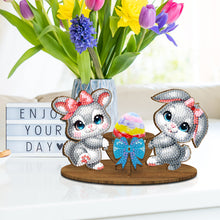 Load image into Gallery viewer, Special Shape Butterfly Rabbit Rhinestones Desktop Ornaments Bedroom Table Decor
