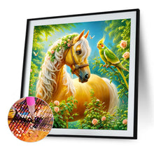Load image into Gallery viewer, Diamond Painting - Full Round - Parrot And Horse (40*40CM)
