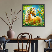 Load image into Gallery viewer, Diamond Painting - Full Round - Parrot And Horse (40*40CM)
