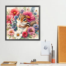 Load image into Gallery viewer, Diamond Painting - Full Round - Squirrel In The Flowers (40*40CM)
