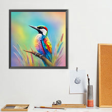 Load image into Gallery viewer, Diamond Painting - Full Round - Hummingbird With Colorful Rice (40*40CM)

