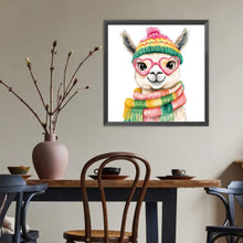 Load image into Gallery viewer, Diamond Painting - Full Round - Environment Scarf Alpaca (40*40CM)
