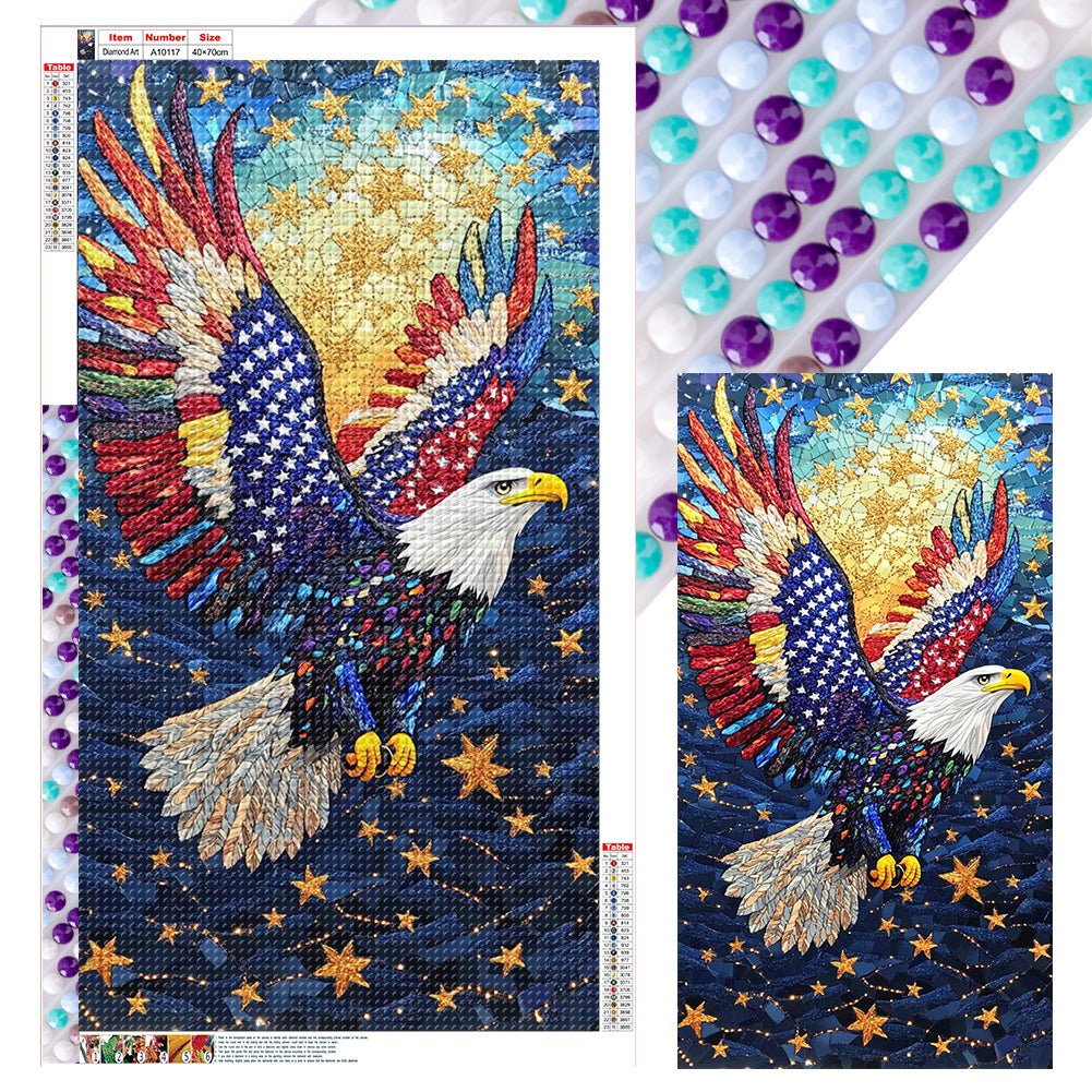 Diamond Painting - Full Round - Eagle (40*70CM)