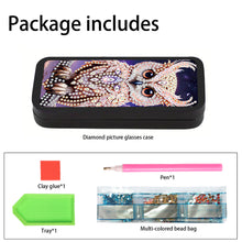 Load image into Gallery viewer, Diamond Painting Eyeglasses Case Owl 5D DIY Eyewear Organizer Case for Art Craft
