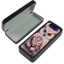 Load image into Gallery viewer, Diamond Painting Eyeglasses Case Owl 5D DIY Eyewear Organizer Case for Art Craft
