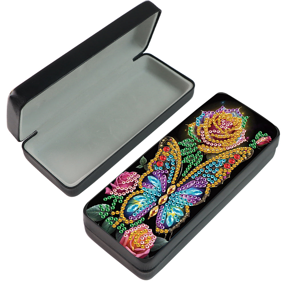 Diamond Painting Eyeglasses Case Owl 5D DIY Eyewear Organizer Case for Art Craft