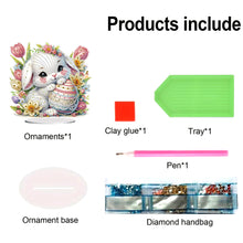 Load image into Gallery viewer, Acrylic Special Shape Easter Egg Desktop Diamond Art Kits for Home Office Decor
