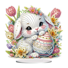 Load image into Gallery viewer, Acrylic Special Shape Easter Egg Desktop Diamond Art Kits for Home Office Decor
