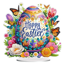 Load image into Gallery viewer, Acrylic Special Shape Easter Egg Desktop Diamond Art Kits for Home Office Decor
