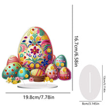 Load image into Gallery viewer, Acrylic Special Shape Easter Egg Desktop Diamond Art Kits for Home Office Decor
