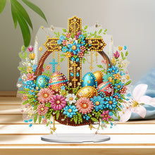 Load image into Gallery viewer, Acrylic Special Shape Easter Egg Desktop Diamond Art Kits for Home Office Decor
