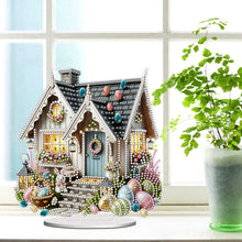 Load image into Gallery viewer, Acrylic Special Shape Easter Egg Desktop Diamond Art Kits for Home Office Decor
