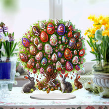 Load image into Gallery viewer, Acrylic Special Shape Easter Egg Desktop Diamond Art Kits for Home Office Decor
