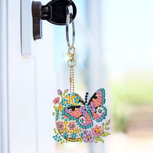 Load image into Gallery viewer, 6Pcs Double Sided Special Shape Animals Diamond Art Keyring for Beginners Adults
