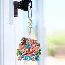 Load image into Gallery viewer, 6Pcs Double Sided Special Shape Animals Diamond Art Keyring for Beginners Adults
