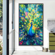 Load image into Gallery viewer, Diamond Painting - Full Square - Starlight Peacock (40*70CM)
