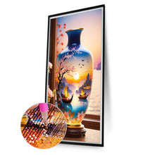 Load image into Gallery viewer, Diamond Painting - Full Square - Bird Vase (40*70CM)
