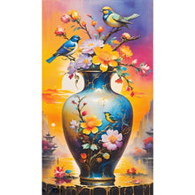 Load image into Gallery viewer, Diamond Painting - Full Square - Bird Vase (40*70CM)
