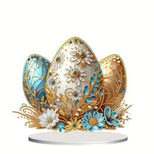 Load image into Gallery viewer, Easter Egg Special Shaped Table Top Diamond Painting Ornament Kits Home Decor
