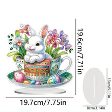 Load image into Gallery viewer, Easter Egg Special Shaped Table Top Diamond Painting Ornament Kits Home Decor
