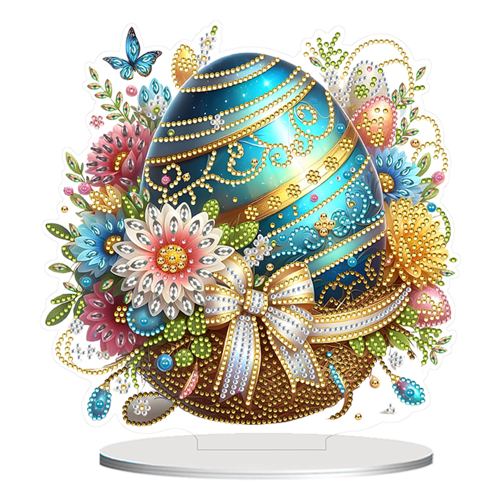 Easter Egg Special Shaped Table Top Diamond Painting Ornament Kits Home Decor