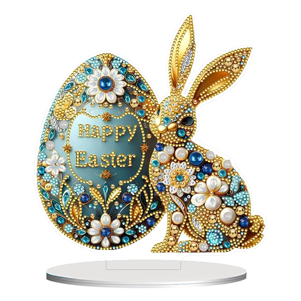 Easter Egg Special Shaped Table Top Diamond Painting Ornament Kits Home Decor