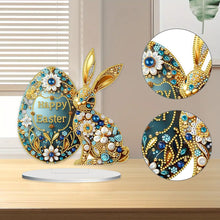 Load image into Gallery viewer, Easter Egg Special Shaped Table Top Diamond Painting Ornament Kits Home Decor
