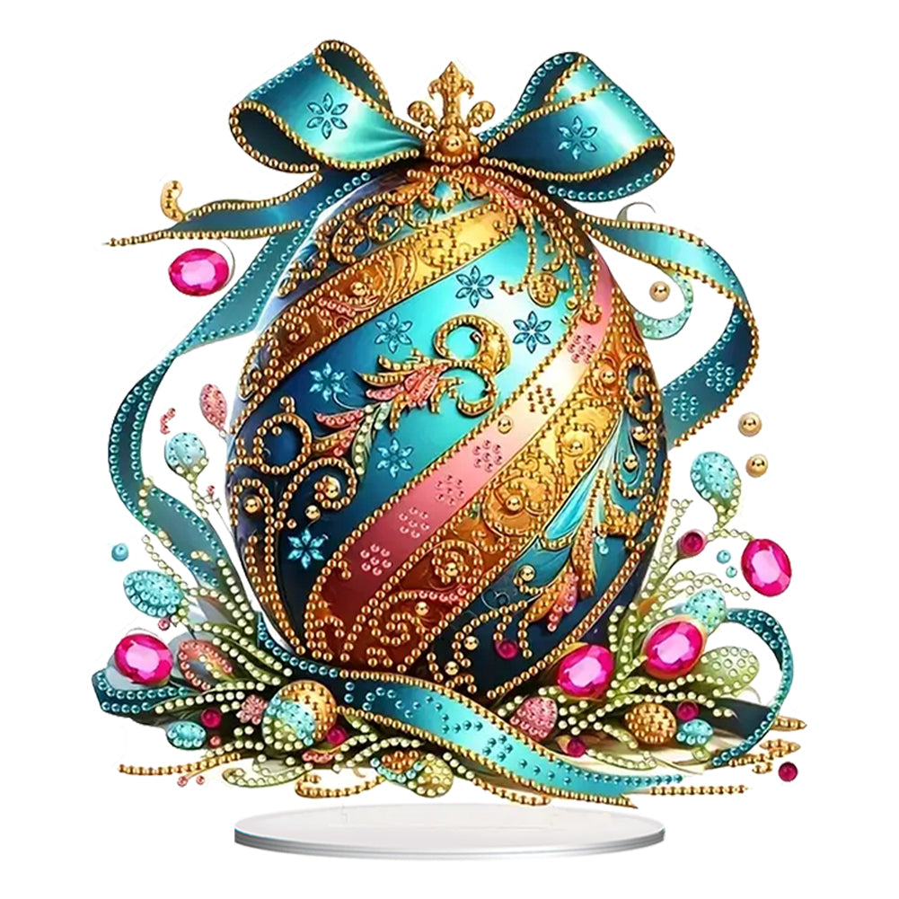 Easter Egg Special Shaped Table Top Diamond Painting Ornament Kits Home Decor