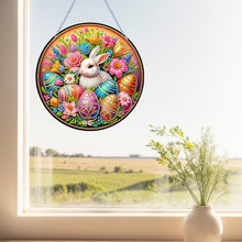 Load image into Gallery viewer, Easter Bunny Diamond Art Hanging Pendant 5D DIY Diamond Painting Dots Pendant
