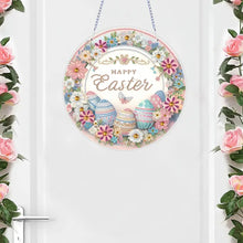 Load image into Gallery viewer, Easter Bunny Diamond Art Hanging Pendant 5D DIY Diamond Painting Dots Pendant
