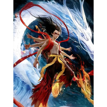 Load image into Gallery viewer, Diamond Painting - Full Round - Nezha (30*40CM)
