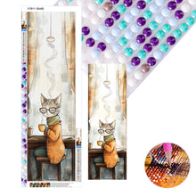 Load image into Gallery viewer, Diamond Painting - Full Round - Coffee Cat (30*90CM)
