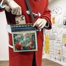 Load image into Gallery viewer, Flower Diamond Art Purses Canvas 5D DIY Diamond Painting Shoulder Bag for Women
