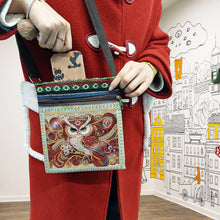 Load image into Gallery viewer, Flower Diamond Art Purses Canvas 5D DIY Diamond Painting Shoulder Bag for Women
