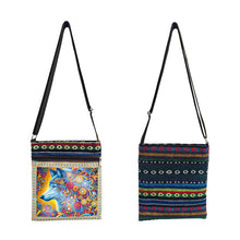 Load image into Gallery viewer, Flower Diamond Art Purses Canvas 5D DIY Diamond Painting Shoulder Bag for Women
