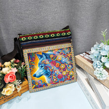 Load image into Gallery viewer, Flower Diamond Art Purses Canvas 5D DIY Diamond Painting Shoulder Bag for Women

