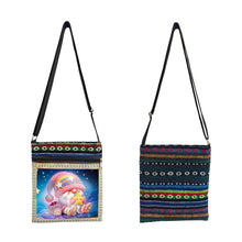 Load image into Gallery viewer, Flower Diamond Art Purses Canvas 5D DIY Diamond Painting Shoulder Bag for Women
