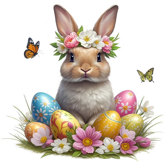Diamond Painting - Full Round - Easter Egg Bunny (30*30CM)