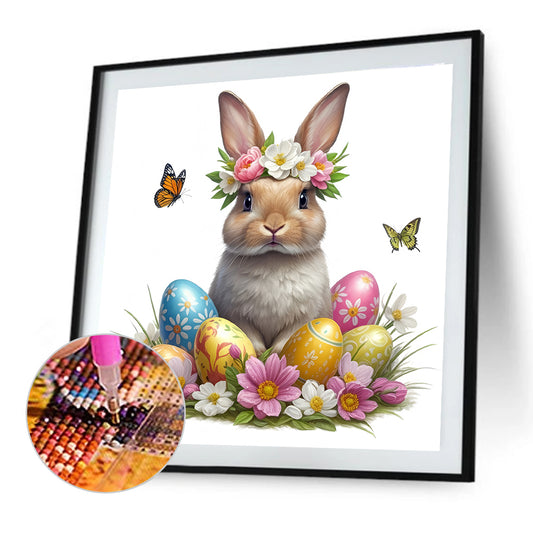 Diamond Painting - Full Round - Easter Egg Bunny (30*30CM)