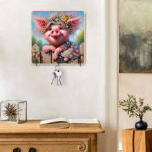 Load image into Gallery viewer, Pig 3 Hooks Diamond Painting Hook Rail Diamond Art Hanging Hooks for Wall
