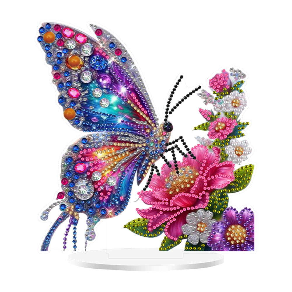 Animal Table Top Diamond Painting Ornament Kits Acrylic Desktop Diamond Art Kits